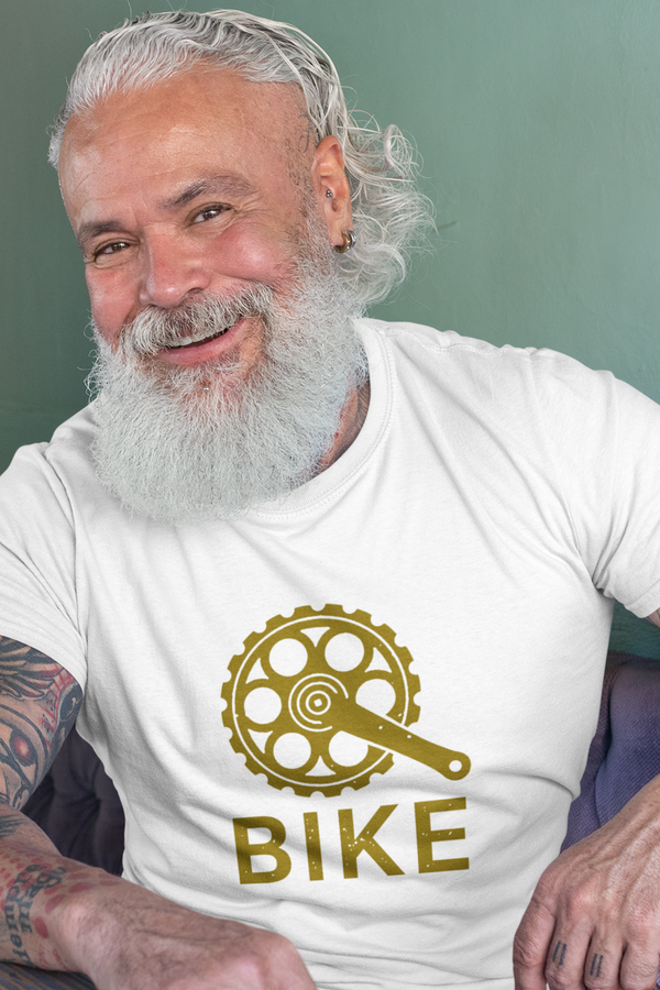 BIKE T-Shirt – Vintage Kettenblatt-Design