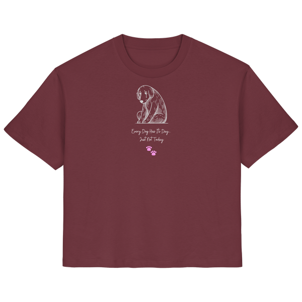Hund depression - Ladies Organic Shirt