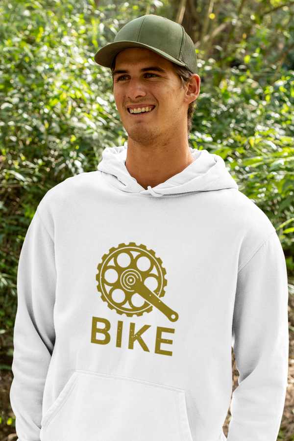 Bike Hoodie – Fahrrad-Zahnkranz Design
