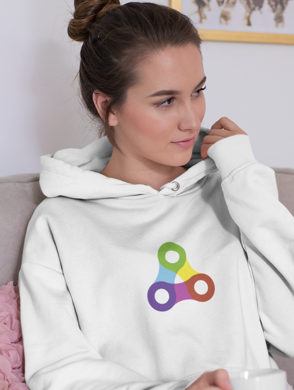 Hoodie – Chain Triangle Fahrradketten-Design