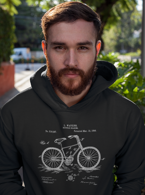 Hoodie – Bicycle Gearing 1894 Vintage-Design