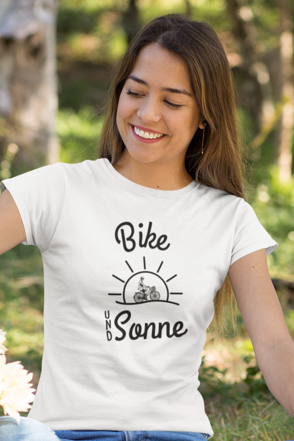 "Bike & Sonne" T-Shirt – Perfekt für Fahrradfahrer, Sommer & Urban Style